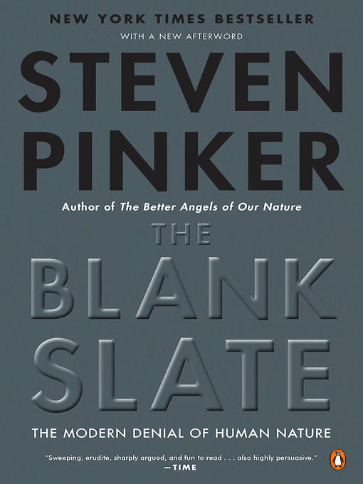 Title details for The Blank Slate by Steven Pinker - Available